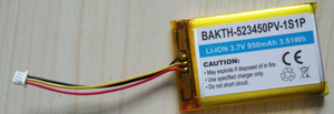 Hot Sale OEM BAKTH-523450PV-1S1P 3,7 V 950mAh Lithium Polymer Batteriepack wiederaufladbarer Akku für Elektrowerkzeuge