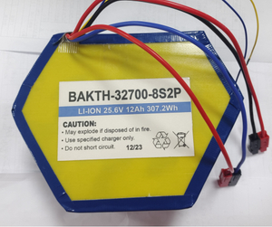 Großhandel Customized Battery Pack BAKTH-32700-8S2P 25,6 V 12AH LIFEPO4 Batteriepack wiederaufladbarer Akku