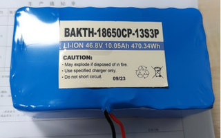 Großhandel Fabrik gemacht BAKTH-18650CP-13S3P 46,8 V 10.05AH FACTORY PREIS LITHIUM ION Batteriepack wiederaufladbarer Akku