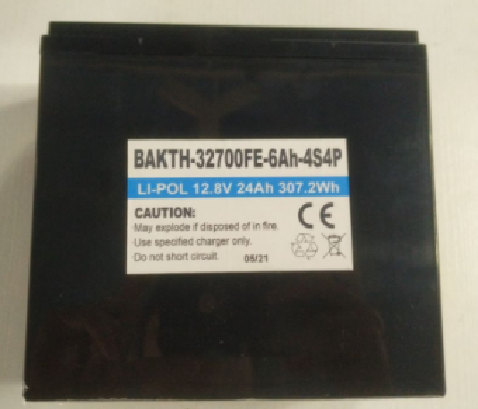 Customized Factory Made BAKTH-32700FE-6AH-4S4P 12,8 V 24AH LIFEPO4 Batteriepack wiederaufladbarer Akku 