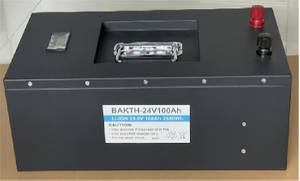 Tiefenzyklus hoher Kapazität BAKTH-24V100AH ​​24V 100AH ​​LIFEPO4 Batteriepack wiederaufladbarer Akku für die Haushaltsgeräte