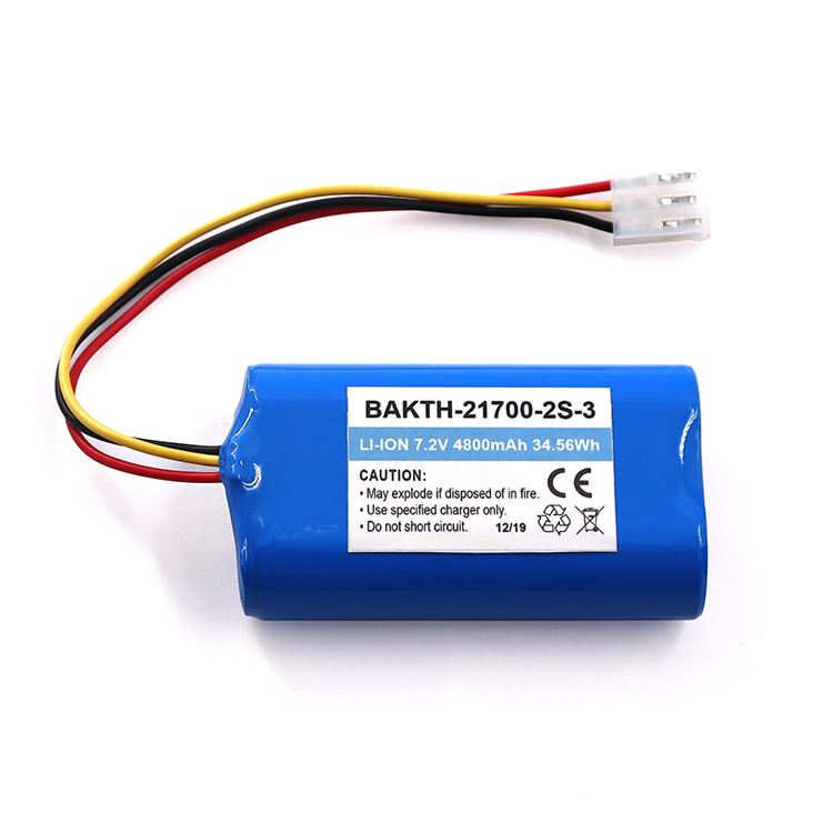 BAKTH-21700-2S-3 7,2V 4800MAH LITHUMION ION BATUMPACK BUHARGEABLE Batterie für elektrische Geräte