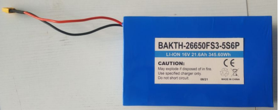 Customized Deep Cycle Batterie BAKTH-26650FS3-5S6P 16V 21.6AH FACATE PREIS LIFEPO4 Batteriepack wieder aufladbarer Akku für die Lagerung zu Hause