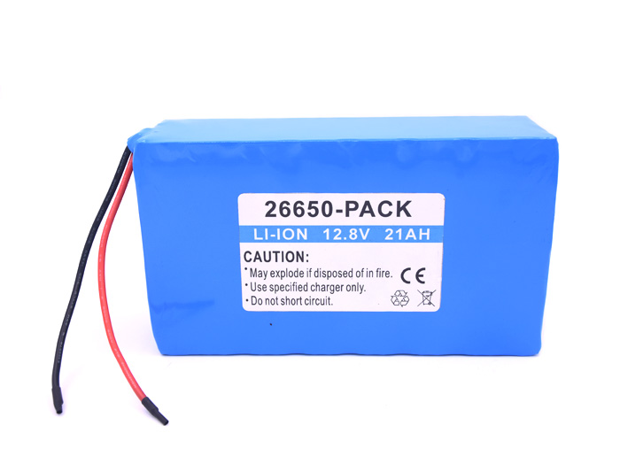 Customized wiederaufladbarer LifePO4 12,8 V 12AH 26650 4S7P Batteriepack