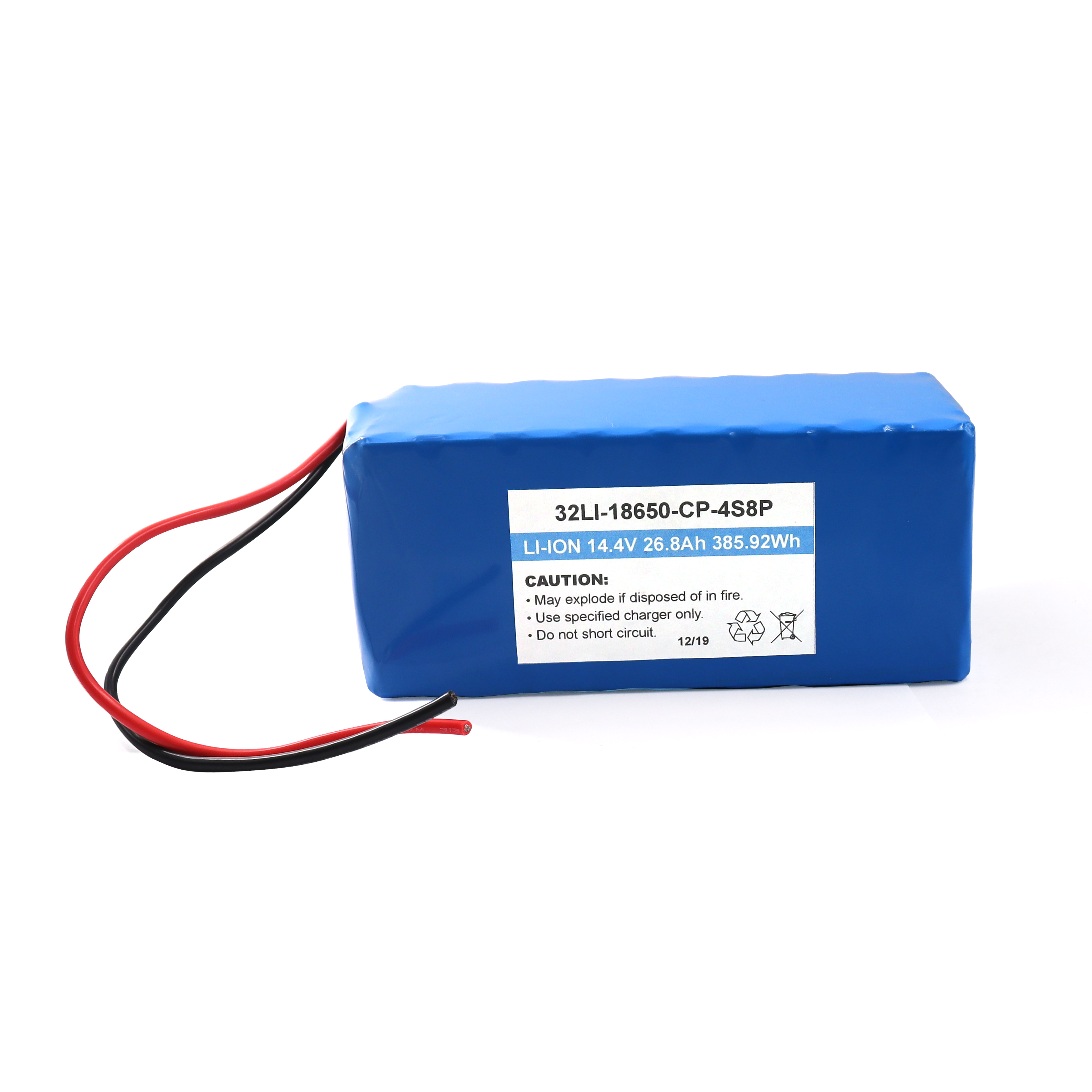 Werksdirekte hohe Qualität 18650 14,4 V 26.8AH18650 Lithium -Batterien für Haushaltsgeräte